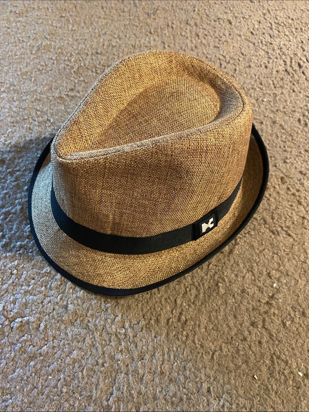Kenny K Stylish Tan Fedora with Black Band